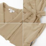 Grace Karin Women's Sleeveless Office Wrap Dress