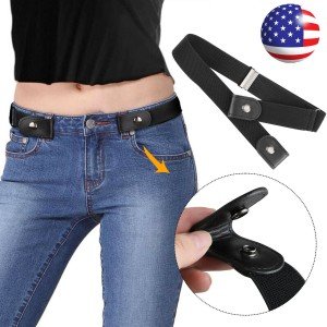 Invisible Elastic Waist Belt for Jeans - No Bulge