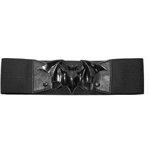 Kreepsville 666 Black Bat Elastic Women's Belt