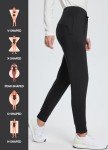BALEAF Women's Waterproof Fleece-Lined Joggers - Black