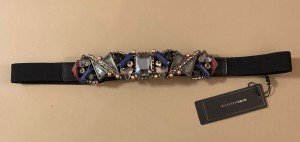 BCBG Maxazria Gemstone Elastic Waist Belt