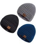 Cozy Fleece-Lined Beanie Hats for Everyone
