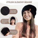 3 Pack Women's Satin Lined Winter Beanies
