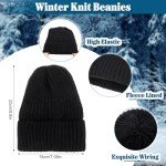 Women's 5-Piece Winter Beanie, Scarf, Gloves Set
