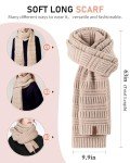 Cozy Women's Winter Beanie, Scarf & Gloves Set