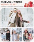Cozy Women's Winter Beanie, Scarf & Gloves Set