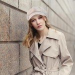 Women's Oatmeal Newsboy Cap - Stylish Visor Hat