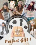 Cozy Women's Winter Beanie, Scarf, Gloves Set