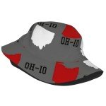 Ohio State Gray Summer Bucket Hat for Women