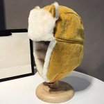 Cute Cat Ear Winter Aviator Hat for Women