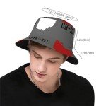 Ohio State Gray Summer Bucket Hat for Women