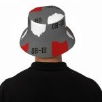 Ohio State Gray Summer Bucket Hat for Women