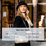 Vintage Red Wool Felt Cloche Hat for Women