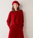 Ailaile Women's Warm Cashmere Beret Beanie Hat