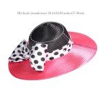 Wide Brim Women's Dress Hat with Bowknot