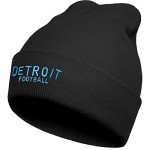Detroit Embroidered Winter Beanie for Men and Women