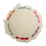 Winter Knit Bucket Hat for Women with Flowers