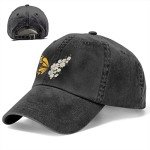 Butterfly Denim Baseball Cap for Women & Teens