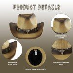 Western Style Shapeable Straw Hat for All