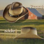 Western Style Shapeable Straw Hat for All