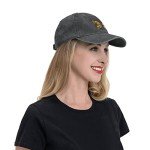 Butterfly Denim Baseball Cap for Women & Teens