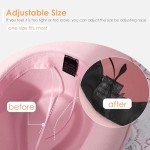 Sparkly Pink Cowboy Hat with Rhinestone Buckle