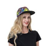 Psychedelic Trippy Art Adjustable Snapback Hat