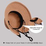 Wide Brim Black Straw Hat for Women