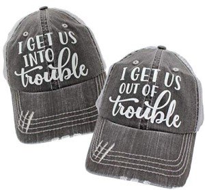 Trouble Maker Women's Trucker Hat Set