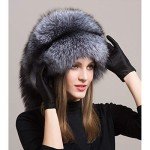 Stylish Silver Fox Fur Beanie for Women