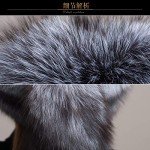 Stylish Silver Fox Fur Beanie for Women