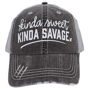 Kinda Sweet Kinda Savage Black/Grey Baseball Cap