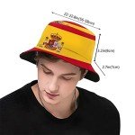 Cute Spain Flag Bucket Hat for Summer Fun