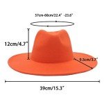Stylish Women's Camel Panama Fedora Hat