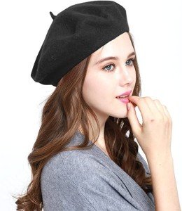 Classic Wool Beret Hat for Women & Girls