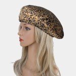 Trendy Animal Print Beret Hat for Women