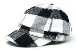 Women's Plaid Newsboy Hat for All Seasons