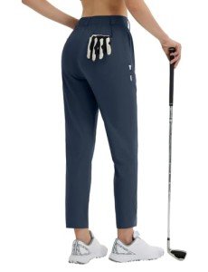 BALEAF Women's Stretch Golf Pants with Pockets