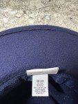 Royal Blue Women's Wool Flat Brim Sun Hat