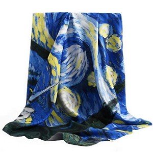 Silk Scarf - Van Gogh's Starry Night Design
