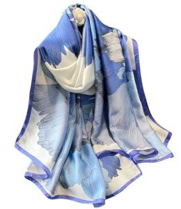 Large Mulberry Silk Scarf for Women - Lightweight Wrap