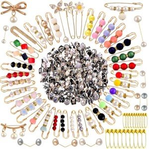 150-Piece Women's Fashion Brooch Pins Set