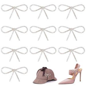 10PCS Women's Bowknot Brooch Pins for Accessories