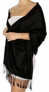 Soft Solid Pashmina Silk Scarf - 60 Colors