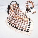 Silk Square Head Scarves for Women - 35”x35”