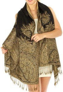 Luxurious Paisley Pashmina Scarf in 17 Colors