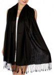 Soft Solid Pashmina Silk Scarf - 60 Colors