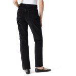 Gloria Vanderbilt Women's Amanda High Rise Black Pants