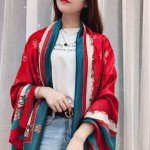 Silk Feel Women’s Fashion Scarf - 70" x 35