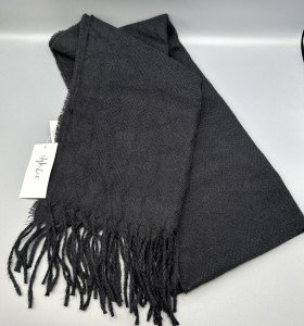 Women's Black Chenille Scarf by STYLE&CO